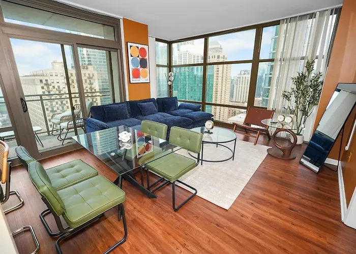 Modern 2br Skyline - 5 Min To Grant Park Apartamento Chicago